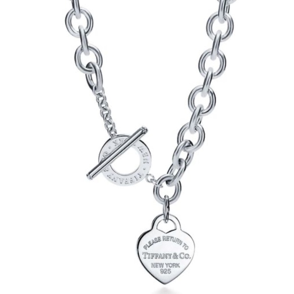 Tiffany & Co. Jewelry - Tiffany heart tag toggle necklace